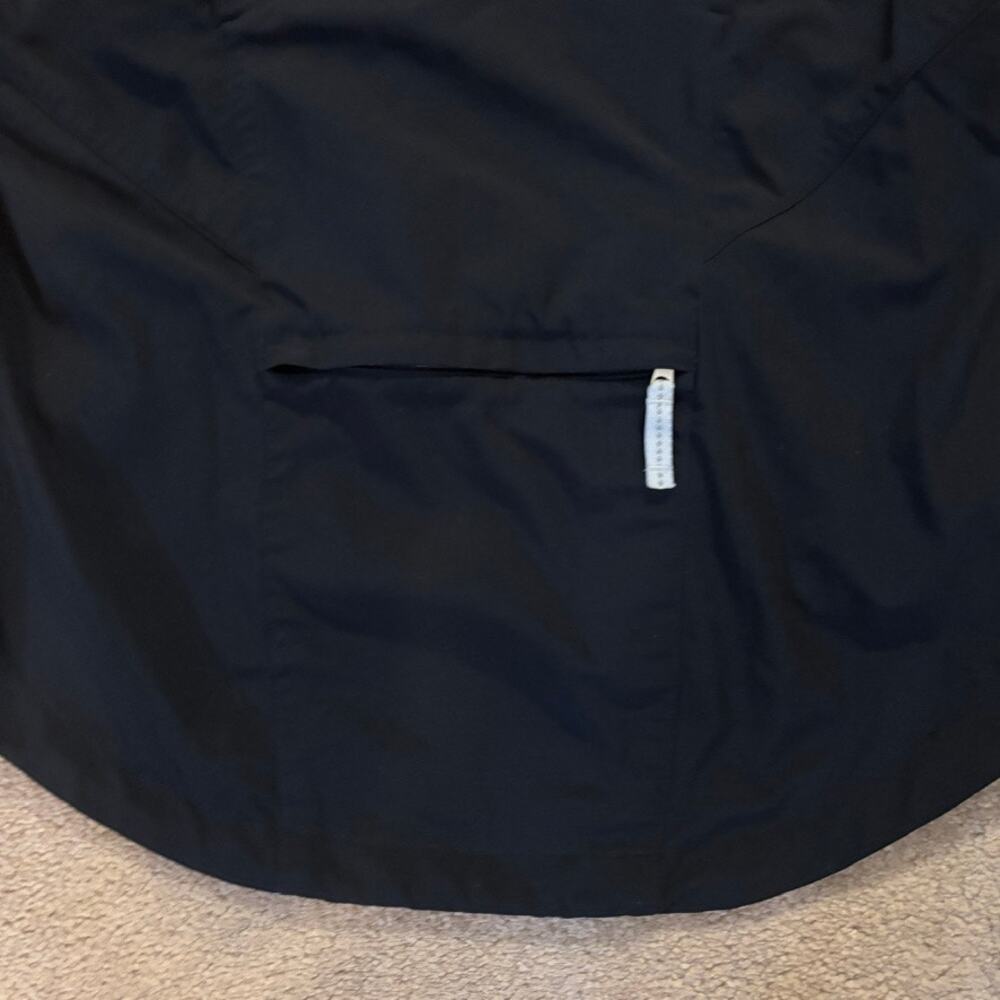 VTG Nike Windbreaker Jacket Mens Size M Black Zip Up Nike Swoosh 90s Pockets - Picture 4 of 6